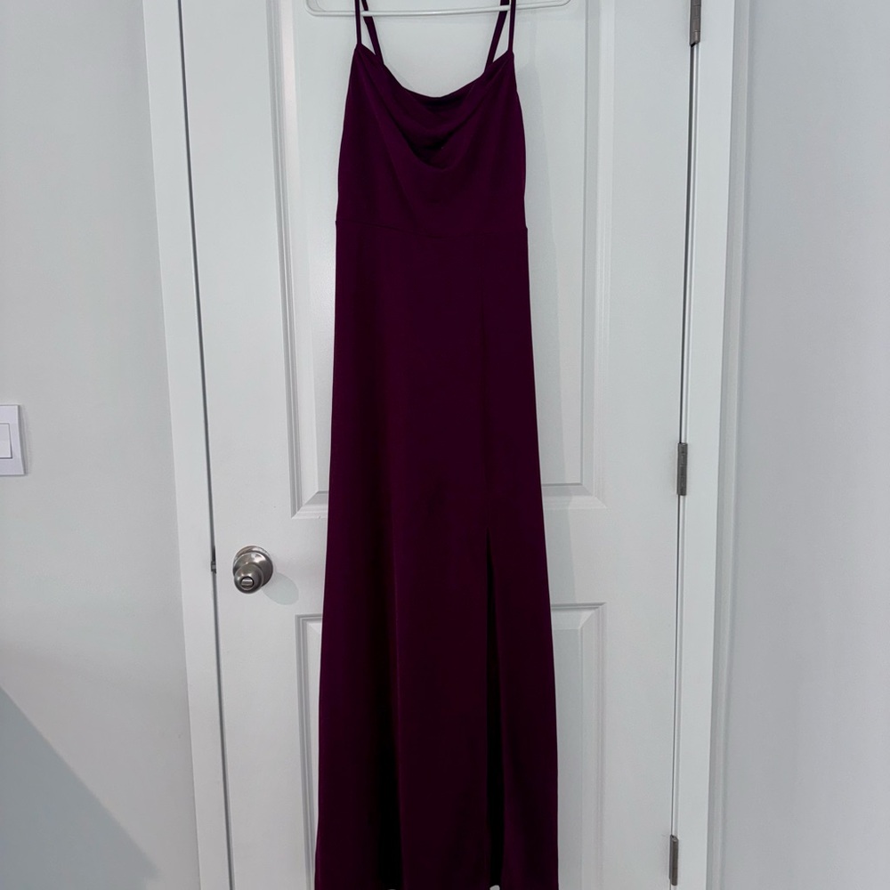 Birdy Gray Mira Dress in Chiffon Cabernet